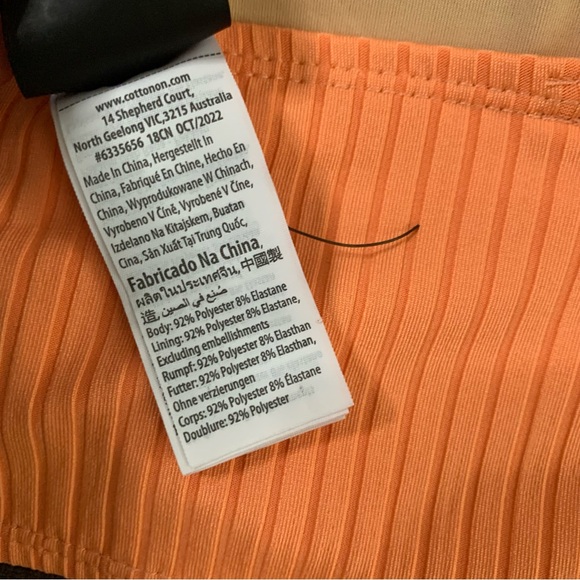 Cotton on women’s Strapless Cut Out One Piece Brazilian
Cantaloupe Crush - Picture 5 of 5